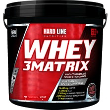 Hardline Whey 3 Matrix Çilekli 4000 Gr Protein Tozu