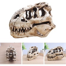 Three Beans Dinozor Tyrannosaur Skull T Rex Kafatası Hediyeler Gerçekçi Reçine El Sanatları Dinozor Kafatası Fosil Öğretim Iskelet Modeli Ev Dekor | Akvaryumlar ve tanklar - (Yurt Dışından)