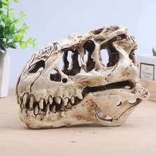 Three Beans T Rex Kafatası Dinozor Reçine Zanaat Hediyeler Ev Dekorasyonu Çoğaltma Balık Tankı Heykeli Tyrannosaur Kafatası Iskelet Akvaryum Dekorasyon | Süslemeler - (Yurt Dışından)