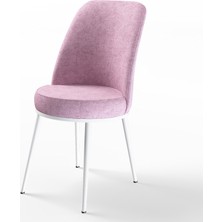 Canisa Concept Han Serisi 70X114, Açılabilir Mdf Mutfak Masa Takımı, Beyaz Masa ve 6 Sandalye