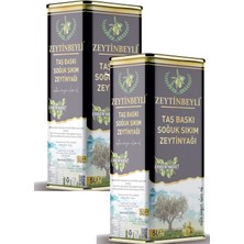 Zeytinbeyli Naturel Sızma Soğuk Sıkım Taş Baskı 10LT Zeytinyağı