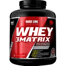Hardline Nutrition Hardline Whey 3 Matrix Çilekli 2300 gr Protein Tozu