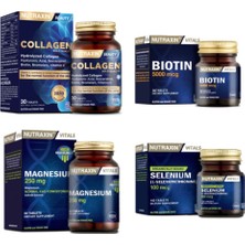 Nutraxin  Takviyesi 1050MG 30 Tablet+Magnezyum 250MG 60 Tablet+Biotin 30 Tablet+Selenyum 100 Tablet