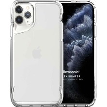 Microsonic Apple iPhone 11 Pro Kılıf Trex Bumper Şeffaf