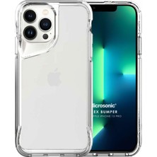 Microsonic Apple iPhone 13 Pro Kılıf Trex Bumper Şeffaf