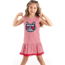 MSHB&G Denizci Kedi Kız Çocuk Elbise