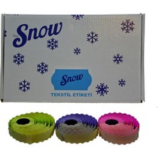 Snow Meto Etiket 1500 Lük No:4 Beyaz 42 Rulo