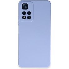 Aqua Aksesuar Xiaomi Redmi Note 11 Pro Plus 5g Kılıf Lansman Içi Kadife Lüx Tasarım Silikon Kapak - Lila