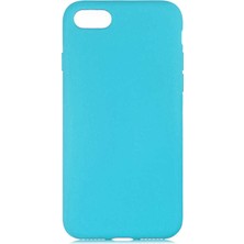 Case Street Apple iPhone Se 2022 Kılıf Lsr Lansman Görünüm Içi Süet Silikon Turkuaz