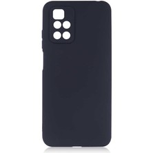 Case Street Xiaomi Redmi 10 2022 Kılıf Mat Kamera Korumalı Premier Mat Silikon Siyah