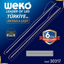 Weko 19 Universal Monitör E-Led 54 Ledli 38.3 cm 12V Çift Led+Sürücü+Kablo Takım (WK-0140)