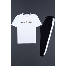 Alpha Sırt Baskılı Eşofman Takımı