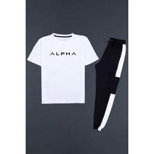 Alpha Sırt Baskılı Eşofman Takımı