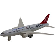 Mixoyuncak Oyuncak Uçak 380 Metal Işıklı Sesli Çek Bırak 20 cm