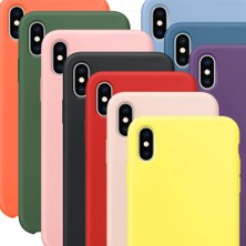 Desingshop Apple iPhone Xs x Kılıf Iç Kadife Tam Koruma Silikon Lansman