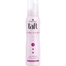 Taft Curl & Flex Köpük 150Ml 1 Adet Bukle Belirginleştirici Saç Köpüğü