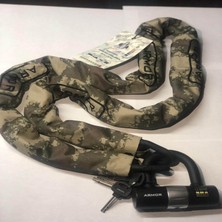 Armor Militiary  Çelik Zincir Kilit+U Kilit (12MM*1.8MT)