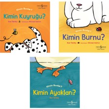 Kimin Bunlar Serisi 3 Kitaplık Set: Kimin Kuyruğu? Kimin Burnu? Kimin Ayakları?