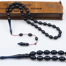 Beyzi Koyu Renk Ateş Kehribar Tesbih