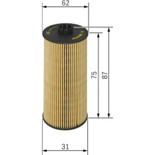 Bosch F026407015 Yağ Filtresi Opel Astra G H Corsa B C D Combo Agila Meriva Tigra 1.2 0986TF0069 1457429188 650311