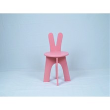 İztalya Tavşan Figürlü Ahşap Çocuk Sandalyesi