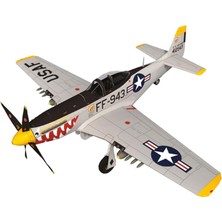 B Baosity 1/33 Ölçekli Kağıt P-51D Fighter Dıy Uçak Modeli Ev Masaüstü Süsleme (Yurt Dışından)