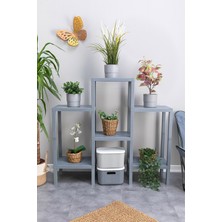 DEYHOME DEYHOMEOmbeg 6 Katlı Modüler Raf Banyo Düzenleyici Mutfak Balkon Salon Bahçe Organizeri