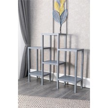 DEYHOME DEYHOMEOmbeg 6 Katlı Modüler Raf Banyo Düzenleyici Mutfak Balkon Salon Bahçe Organizeri