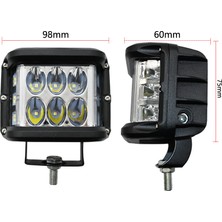 HRPAK Off Road Çakarlı Sis LED 6 LED 30W LED Çakarlı