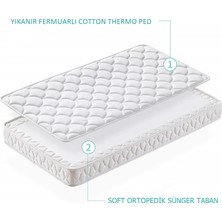 Avocado Thermo Sleep 90X190 cm Soft 15 cm  Thermo Pedli Sünger Bebek Yatağı