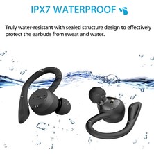 20 Saat Çalma Saati Yüzme Su Geçirmez Bluetooth Kulaklık Çift Giyim Stil Spor Kablosuz Kulaklık Kulakiçi Stereo | Telefon Kulaklık ve Amp;kulaklıklar