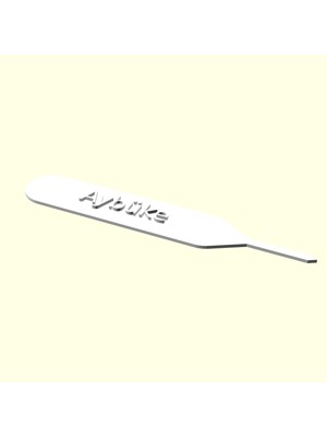 Aldım Geldi Aybüke Kişiye Isime Isme Özel Kitap Ayracı Kütüphane Kitaplık Isimlik Sevgiliye Eşe Hediyelik Hediyesi Dekoratif Organik Plastik