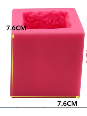 Three Beans 3D Oturan Melek Kız Silikon Sabun Kalıpları Kare Şekli El Yapımı Sabun Kalıbı Dıy Mum Sıva Yapma Kalıp Sabun Reçine El Sanatları | Sabun Kalıpları (7.6 * 7.6 * 7.6 Cm) - (Yurt Dışından)