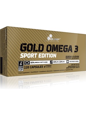 Olimp Gold Omega 3 Sport Edition 120 Kapsül Omega3