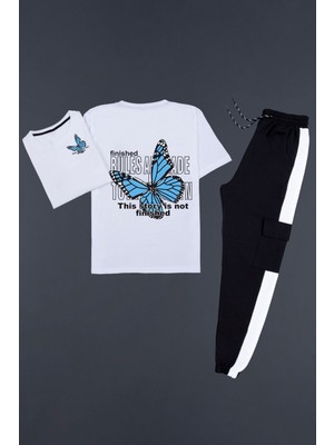 Trendypassion Kelebek Sırt Baskılı Eşofman Takımı