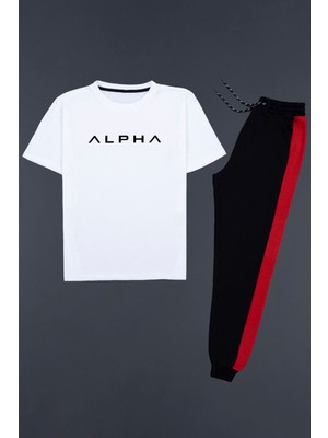 Alpha Sırt Baskılı Eşofman Takımı