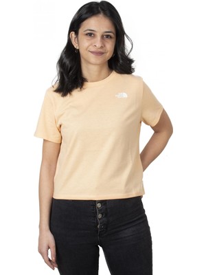 The North Face NF0A55AY W Foundation Crop Tee Eu Kadın T-Shirt
