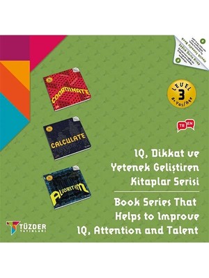 Level-3 8+ Yaş  Iq, Dikkat ve Yetenek Geliştiren Kitaplar Serisi