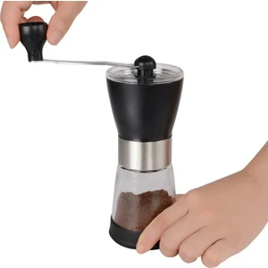 Three Beans Manuel Kahve Öğütücü, Seramik Kahve Değirmeni, Ayarlanabilir Öğütme, Cam Kavanoz, En Son, En Çok Oylananlar | Manuel Kahve Öğütücüleri (Yurt Dışından)