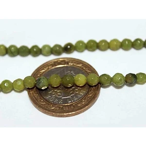 Yaşam Tohumu Peridot (Zebercet) Taşı Faset Kesim 4mm/10 Adet
