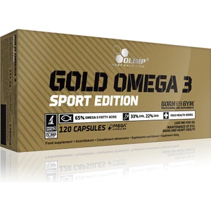 Gold Omega 3 Sport Edition 120 Kapsül Balık Yağı