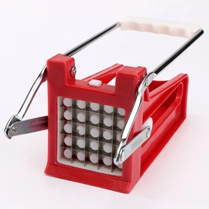Three Beans Patates Chiper Dilimleyici Paslanmaz Çelik 2 Bıçakları Fransız Fry Maker Chips Kesici Patates Rulo Kesici - (Yurt Dışından)