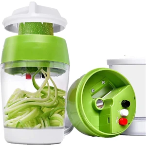 Three Beans 5 In1 El Spiralizer Sebze Dilimleme Ayarlanabilir Spiral Kesici Konteyner Kabak Noodle Spagetti Maker Spiral Dilimleme - (Yurt Dışından)