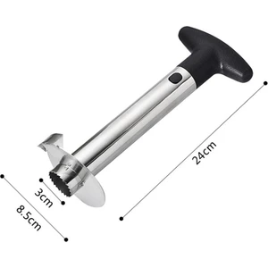 Three Beans Paslanmaz Çelik Ananas Corer Soyucu Kesici Ananas Dilimleme Kolay Meyve Parer Kesme Aracı Mutfak Restoran Aksesuarları | - (Yurt Dışından)