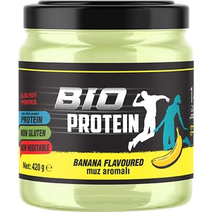 Bio Protein Bioprotein Muz Aromalı Yumurta Akı Protein Tozu Egg White Powder 420 gr