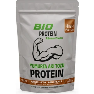Bio Protein Bioprotein Çikolata Aromalı Yumurta Akı Protein Tozu Egg White Powder 1200 gr