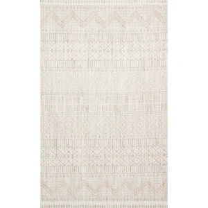 Eko Halı Cozy Czy 02 Grey Beige Örgü Desenli Halı