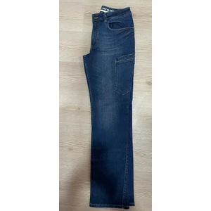 Engelbert Strauss Işçi Kot Pantolon Çok Cepli Beli Lastikli Lacivert Xxl 52 Beden