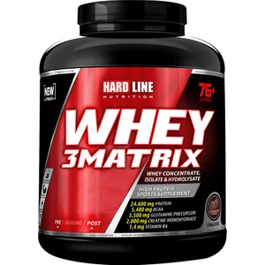 Hardline Nutrition Hardline Whey 3matrix 2300 gr Protein Tozu Çilekli