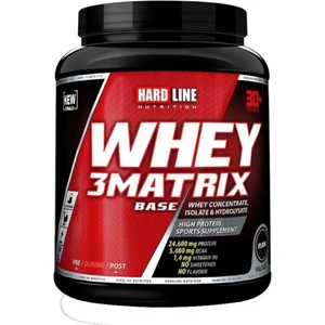 Hardline Nutrition Hardline Whey 3 Matrix Base Protein Tozu Aromasız 908 G